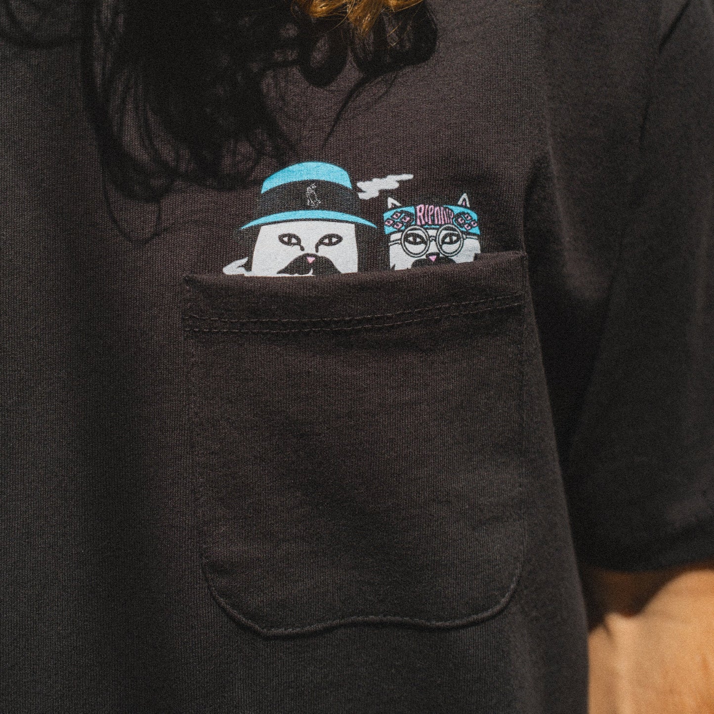 RIPNDIP CHEECH AND NERM POCKET TEE