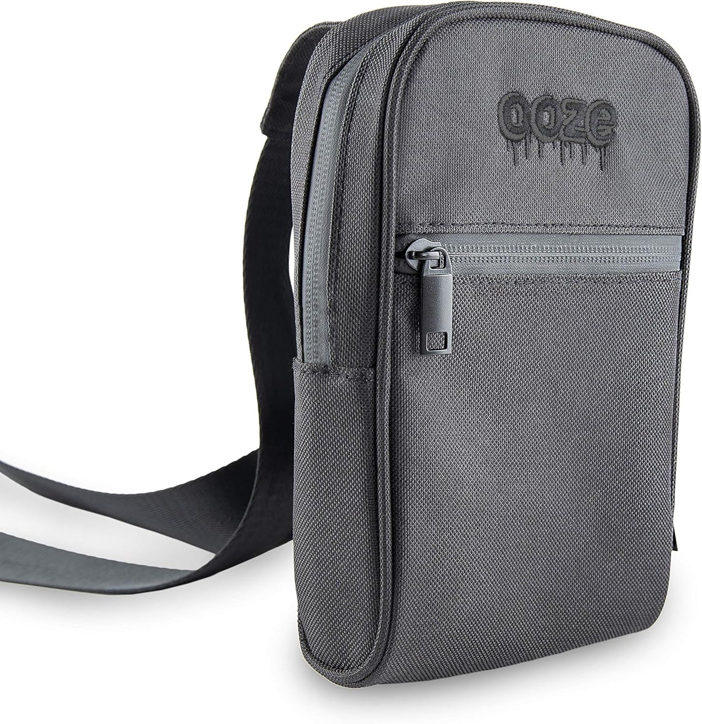 OOZE TRAVELER SMELL PROOF CROSSBODY BAG BLACK