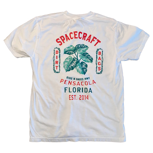 SPACECRAFT DIRT BAGS PCOLA WHITE TEE