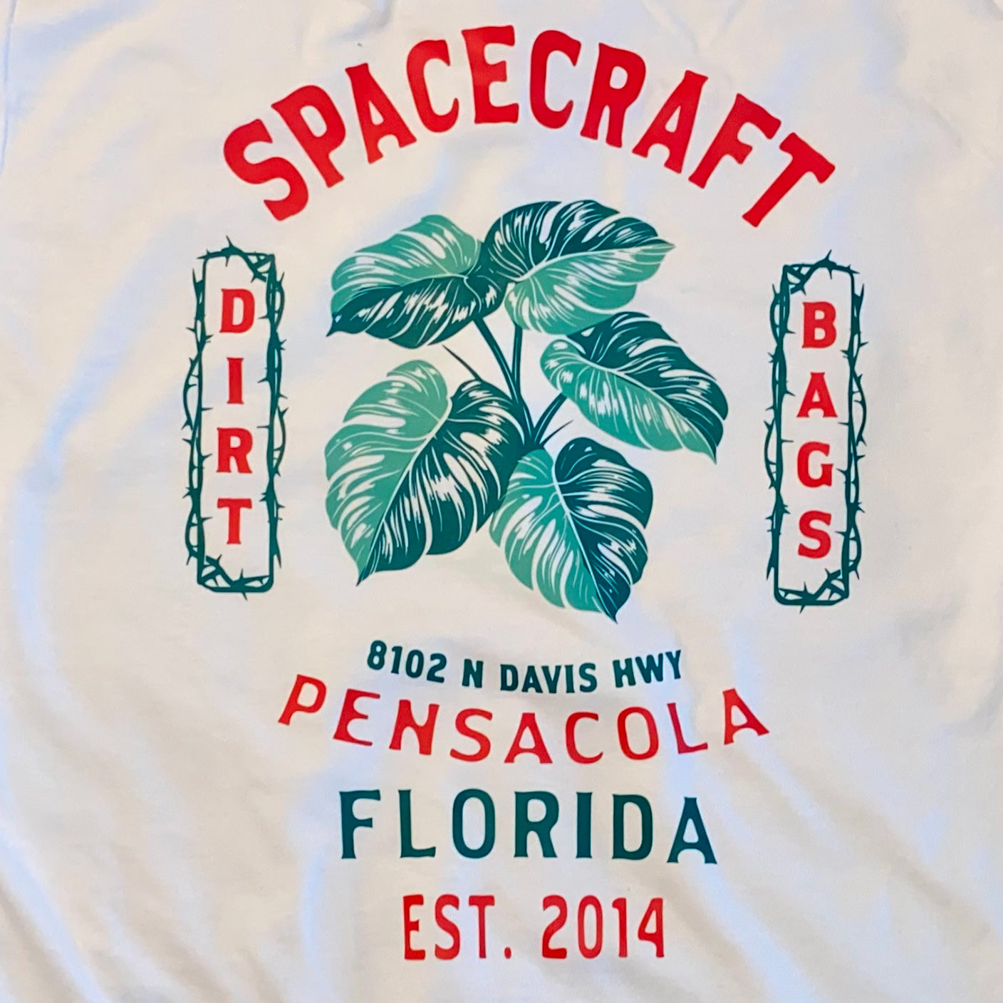 SPACECRAFT DIRT BAGS PCOLA WHITE TEE