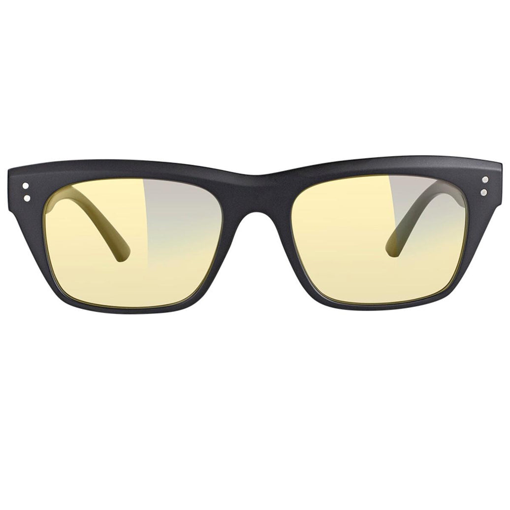 GLASSY SANTOS GAMER GLASSES (MATTE BLACKOUT/YELLOW)