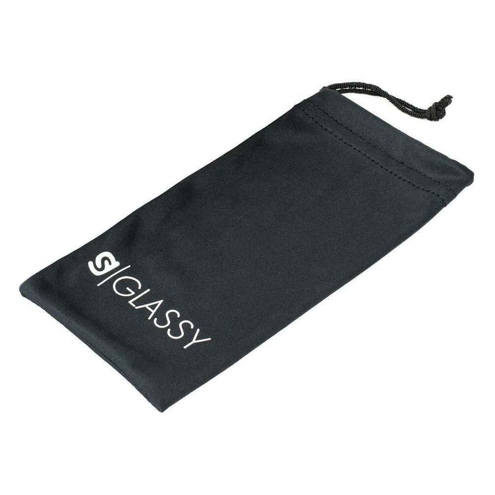 GLASSY COOPER POLARIZED SUNGLASSES (BLACK/BLUE MIRROR)