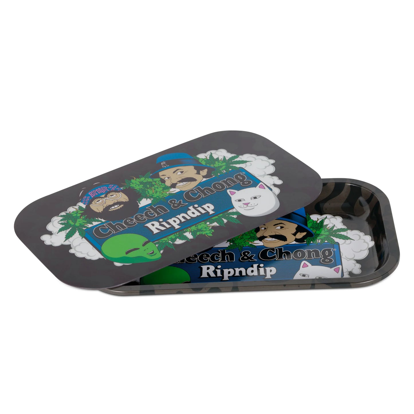 RIPNDIP SMOKE ONE ROLLING TRAY WITH LID (BLACK)