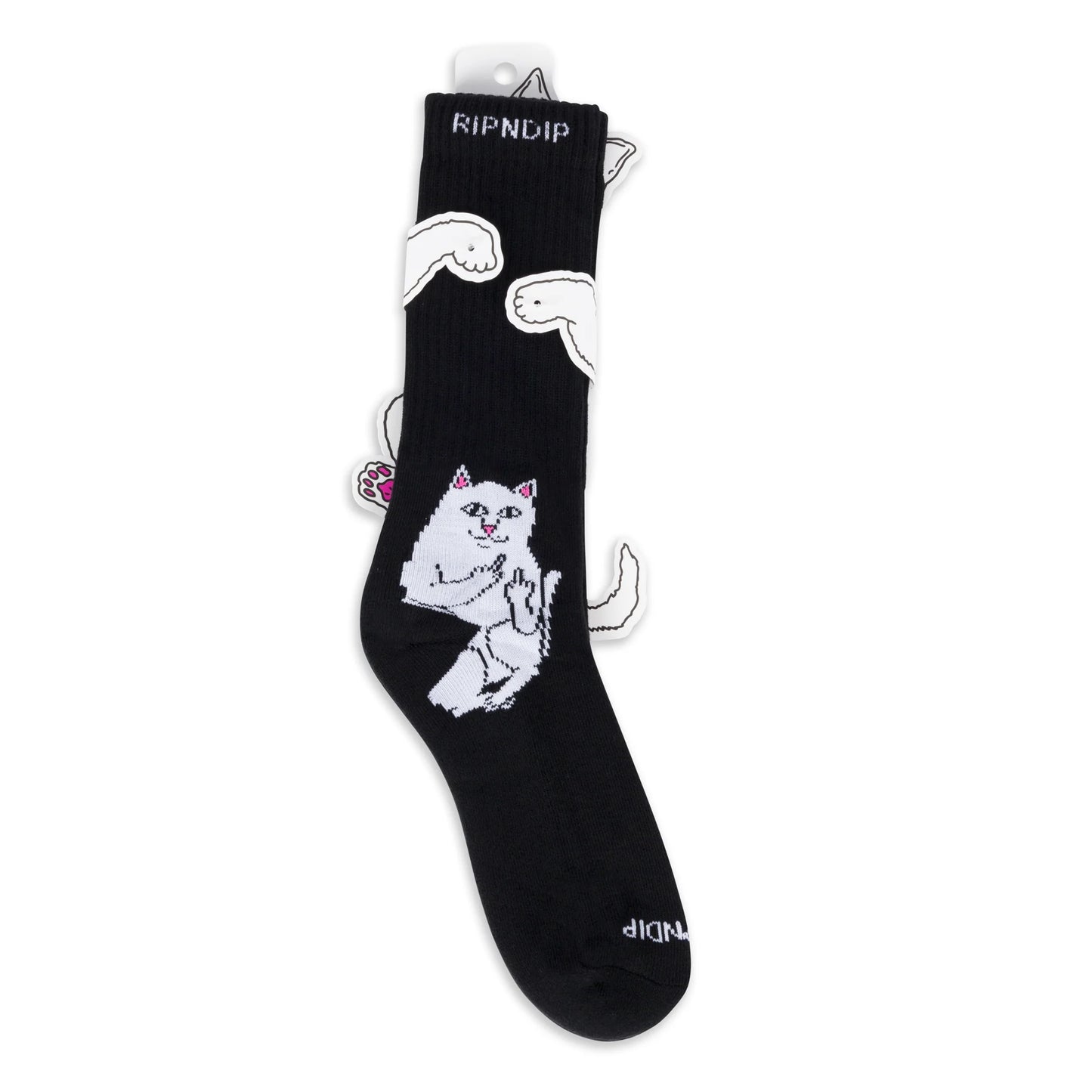 RIPNDIP LORD NERMAL SOCKS (BLACK)