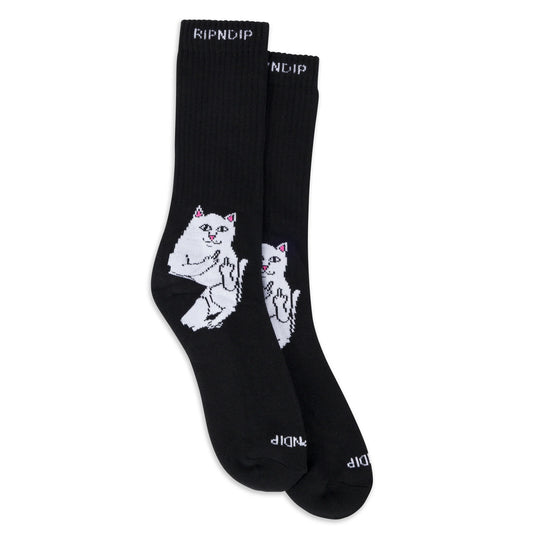 RIPNDIP LORD NERMAL SOCKS (BLACK)