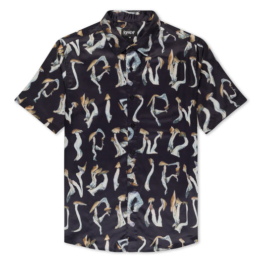 RIPNDIP IS THIS REAL LIFE BUTTON UP (BLACK)