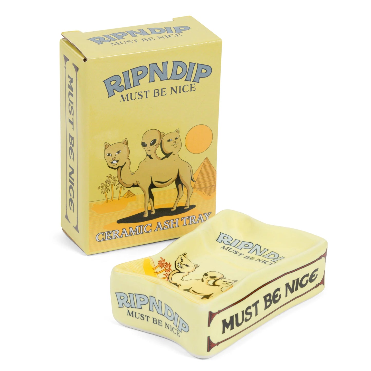 RIPNDIP BARNUM CERAMIC ASH TRAY (YELLOW)