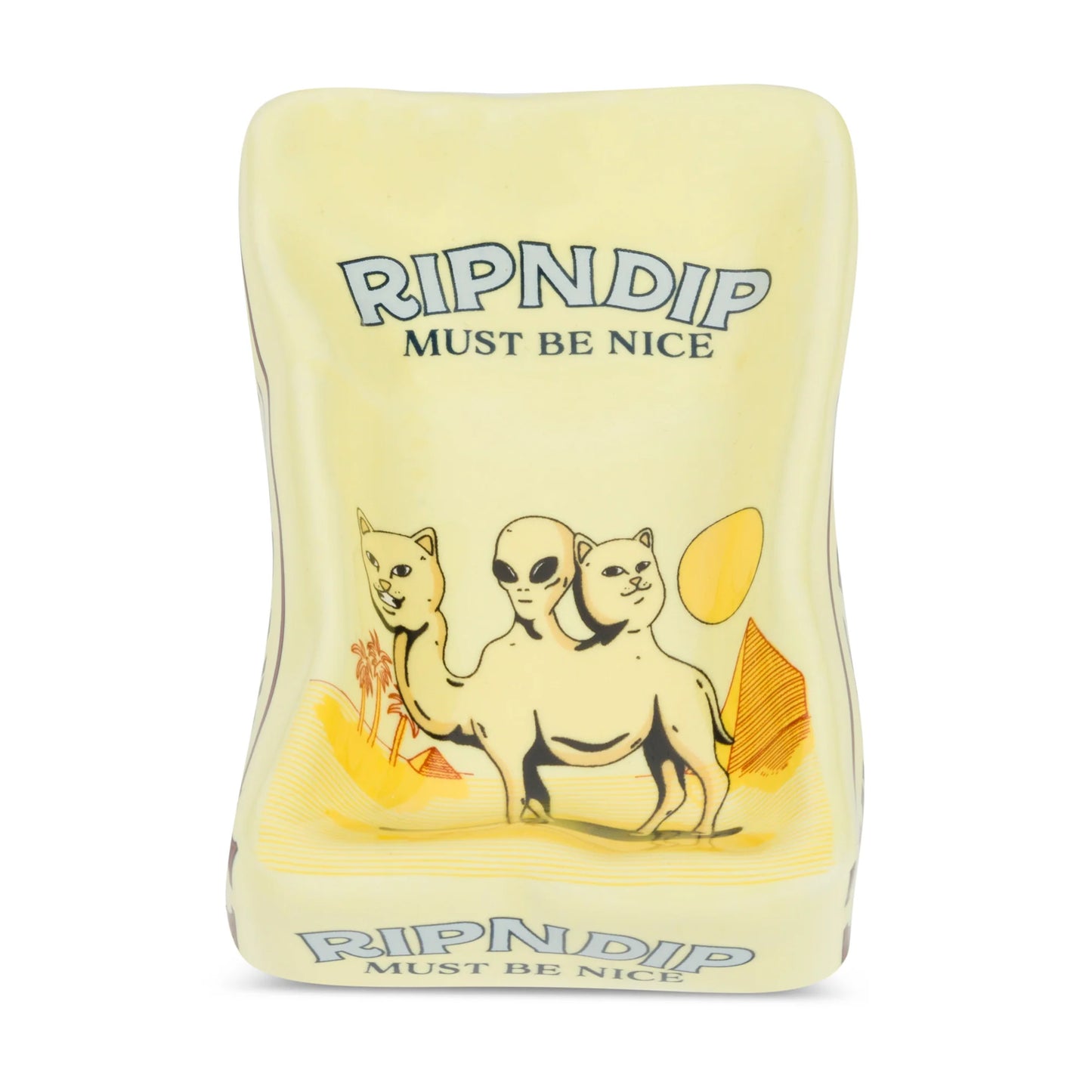 RIPNDIP BARNUM CERAMIC ASH TRAY (YELLOW)