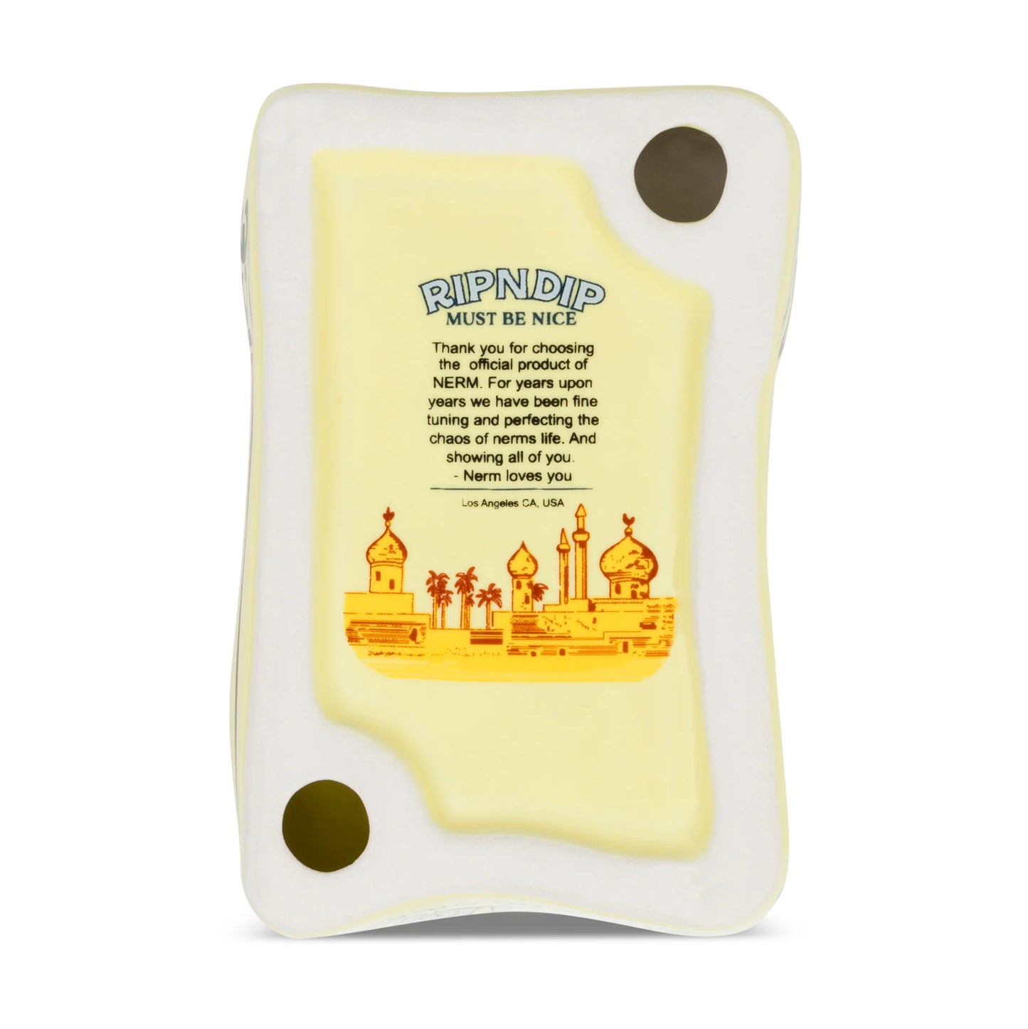 RIPNDIP BARNUM CERAMIC ASH TRAY (YELLOW)