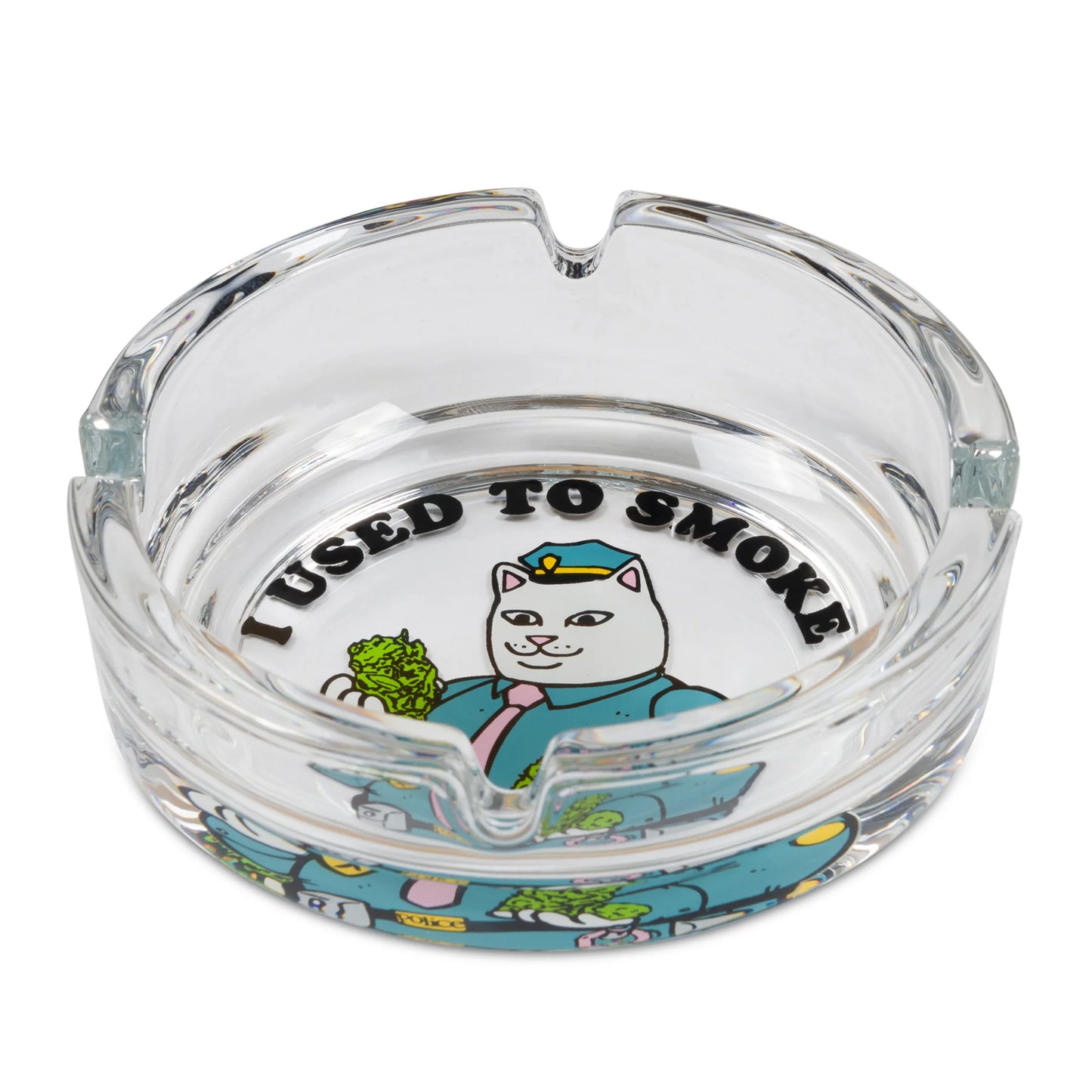 RIPNDIP I USED TO SMOKE ASHTRAY (CLEAR)