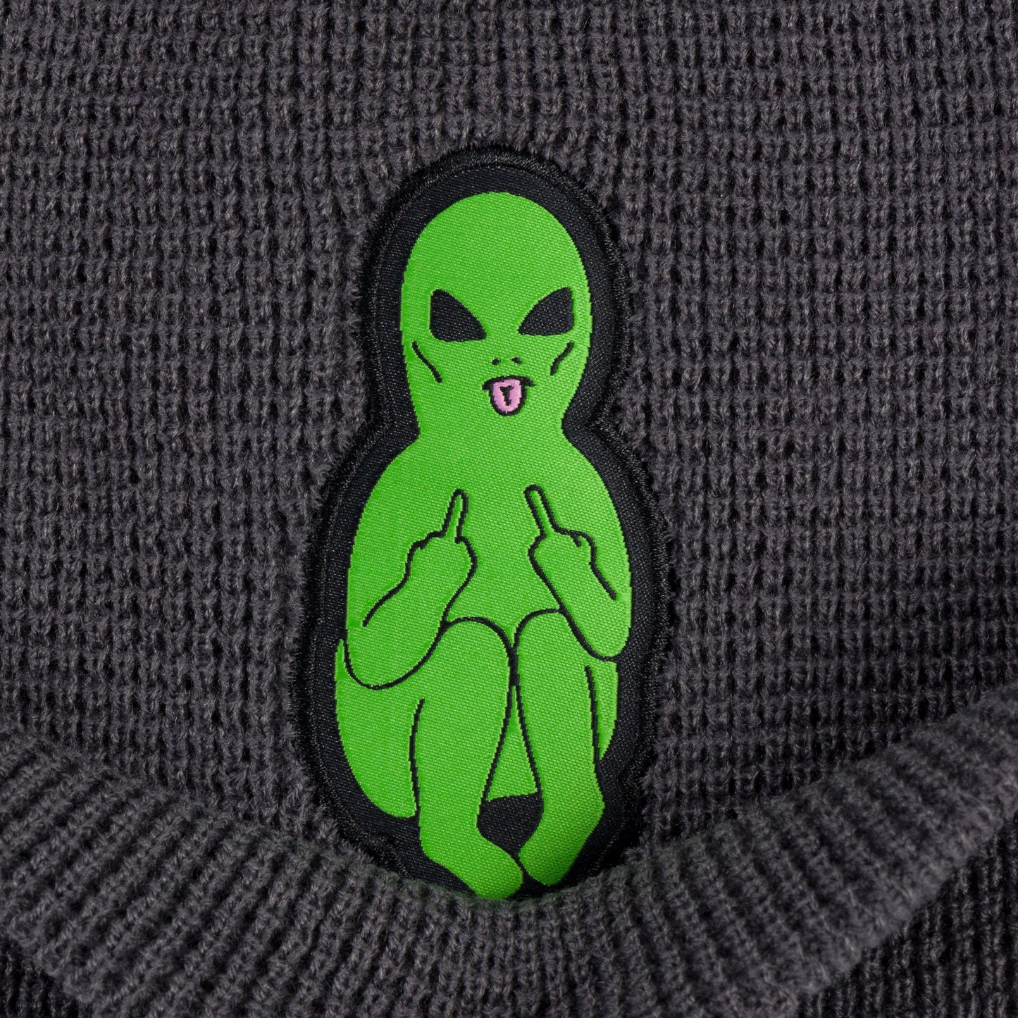 RIPNDIP LORD ALIEN BEANIE (CHARCOAL)