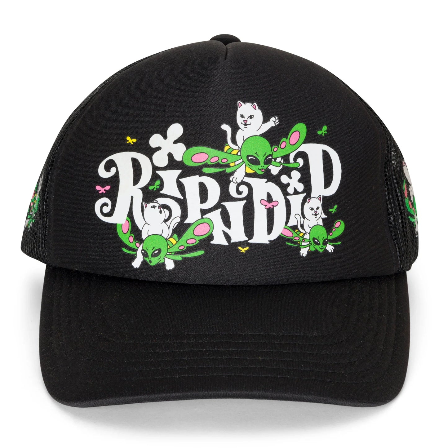 RIPNDIP FLY AWAY TRUCKER HAT (BLACK)