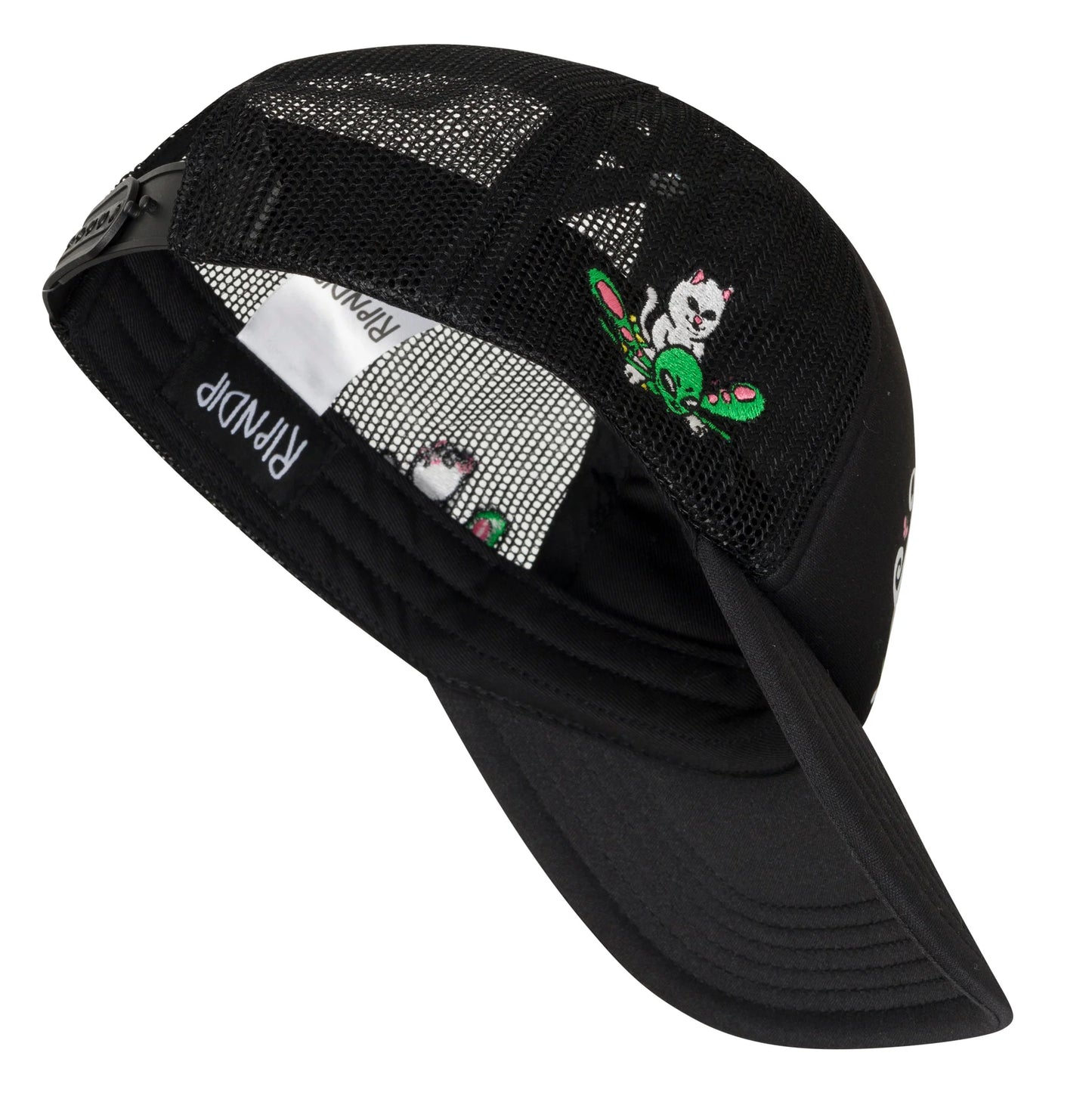 RIPNDIP FLY AWAY TRUCKER HAT (BLACK)