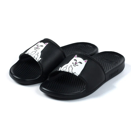 RIPNDIP LORD NERMAL SLIDES (BLACK)