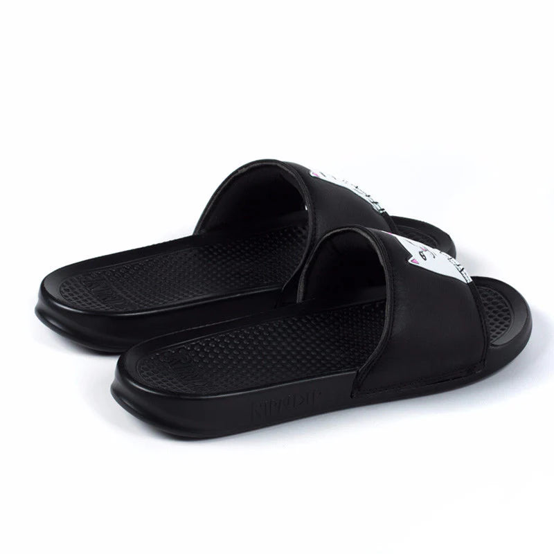 RIPNDIP LORD NERMAL SLIDES (BLACK)