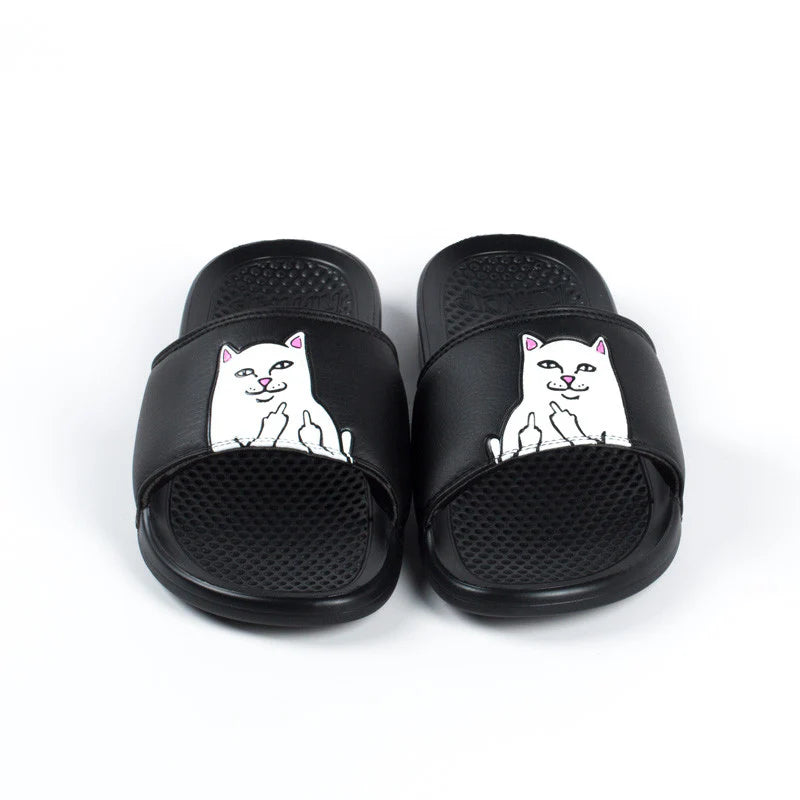 RIPNDIP LORD NERMAL SLIDES (BLACK)