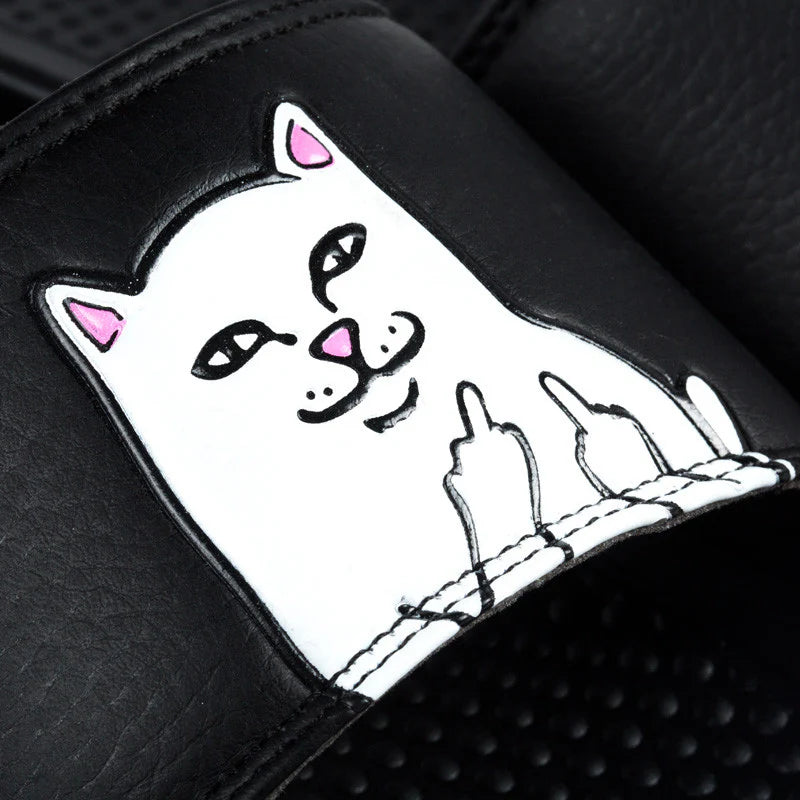RIPNDIP LORD NERMAL SLIDES (BLACK)