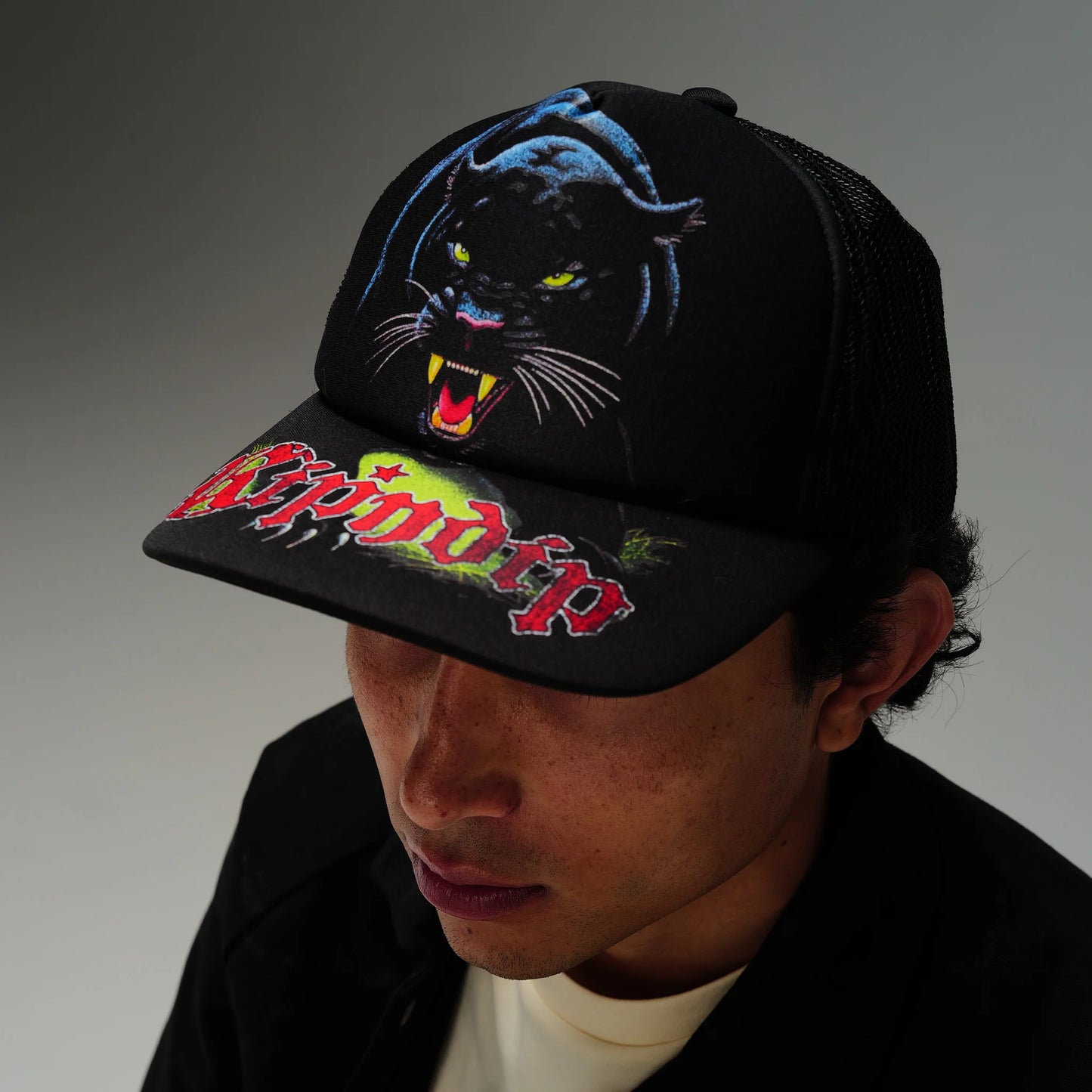 RIPNDIP FEIN TRUCKER HAT (BLACK)