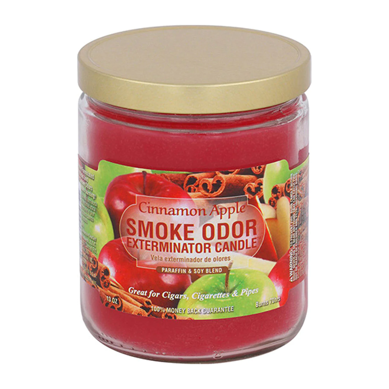 SMOKE ODOR EXTERMINATOR CANDLE 13OZ CINNAMON APPLE