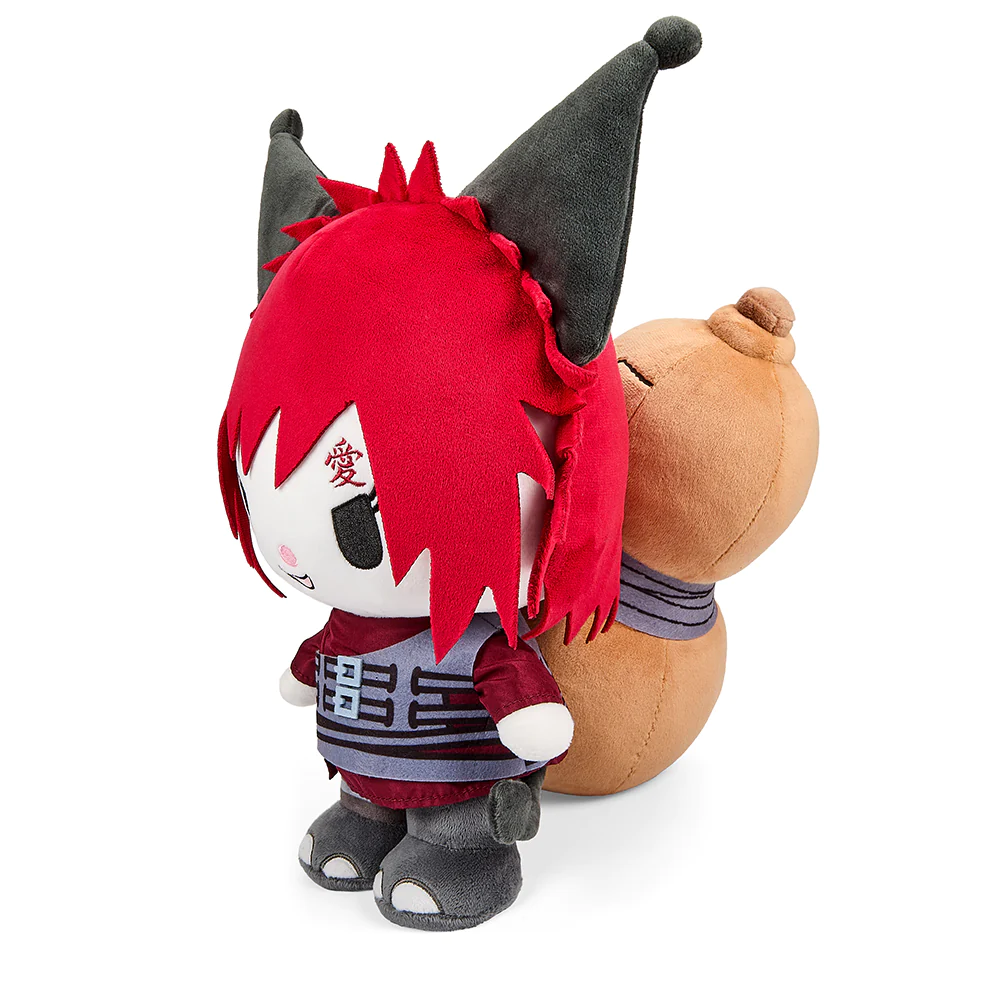 NARUTO X HELLO KITTY AND FRIENDS 13" MEDIUM PLUSH-KUROMI AS GAARA