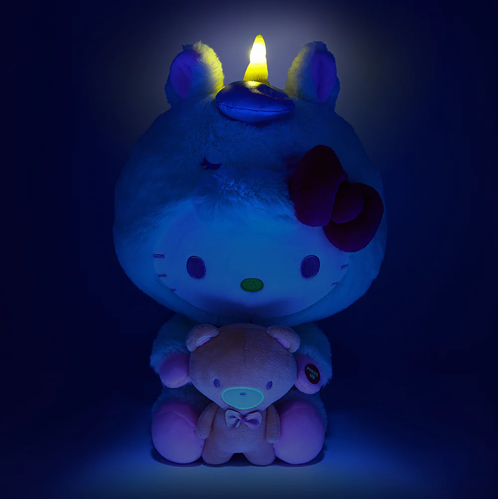 HELLO KITTY 13" LIGHT-UP UNICORN PLUSH