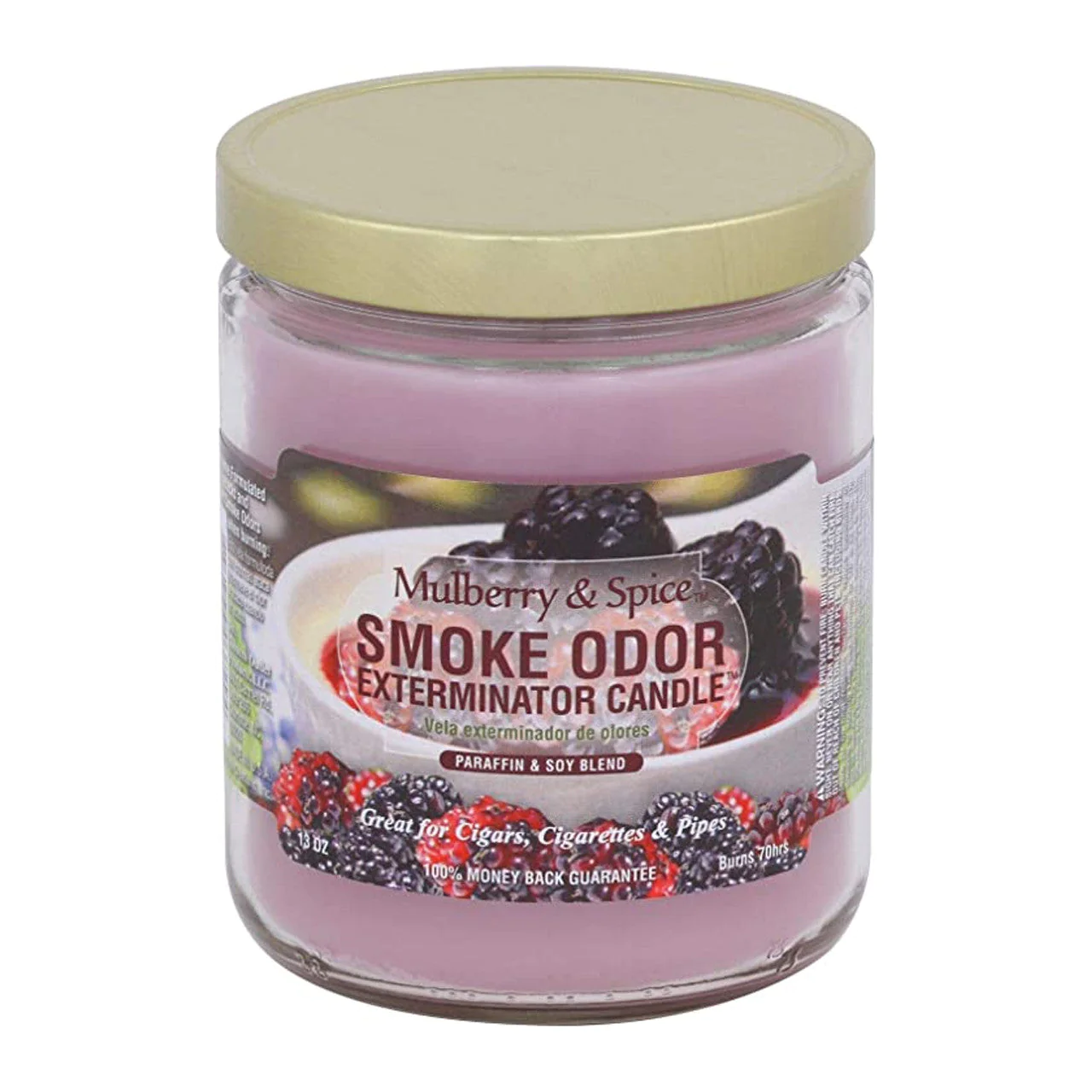 SMOKE ODOR EXTERMINATOR CANDLE 13OZ MULBERRY & SPICE