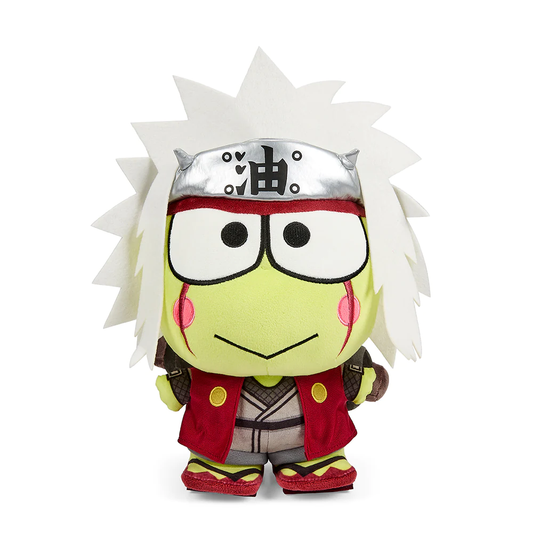 NARUTO X HELLO KITTY AND FRIENDS 13" MEDIUM PLUSH-KEROPPI AS JIRAIYA