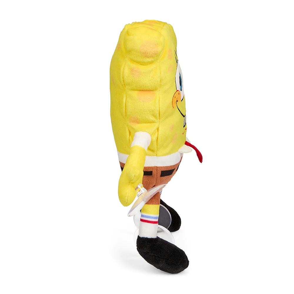 SPONGEBOB SQUAREPANTS 8" PLUSH WINDOW CLINGER-HAPPY SPONGEBOB