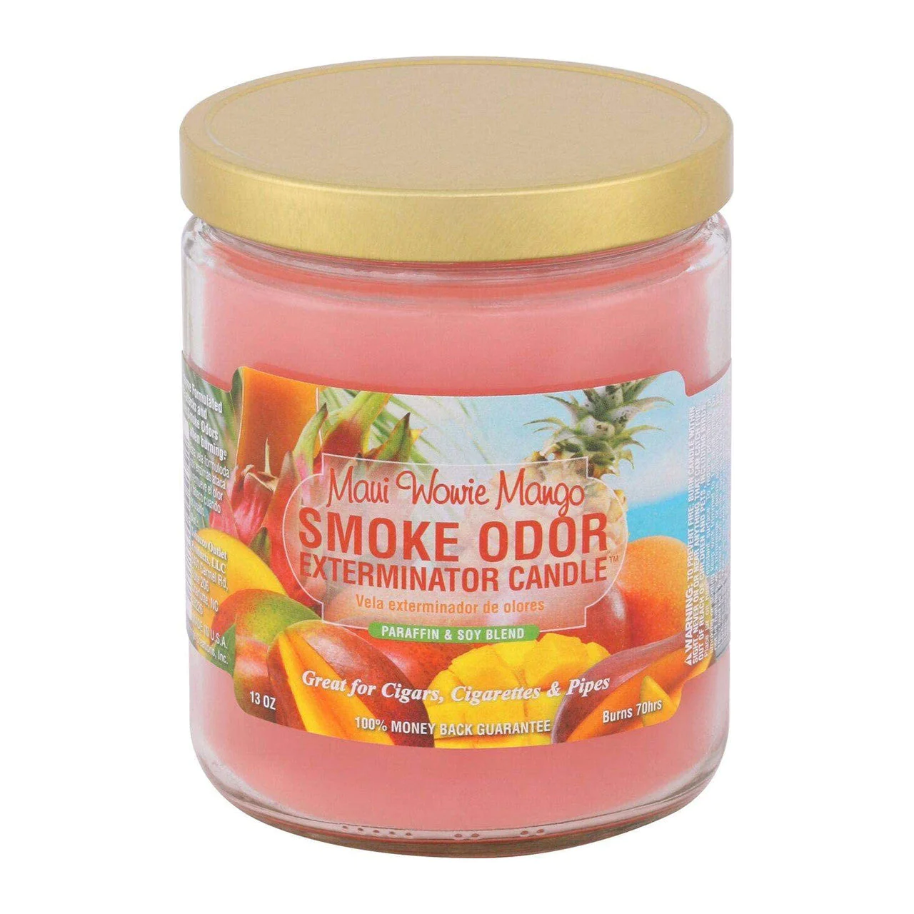 SMOKE ODOR EXTERMINATOR CANDLE 13OZ MAUI WOWIE MANGO