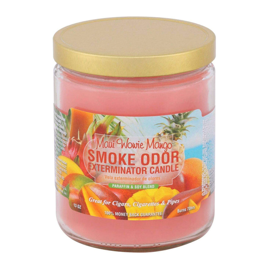 SMOKE ODOR EXTERMINATOR CANDLE 13OZ MAUI WOWIE MANGO