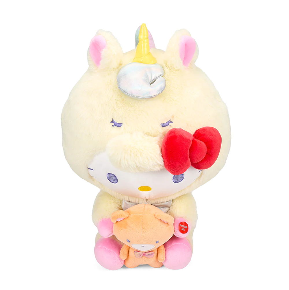 HELLO KITTY 13" LIGHT-UP UNICORN PLUSH