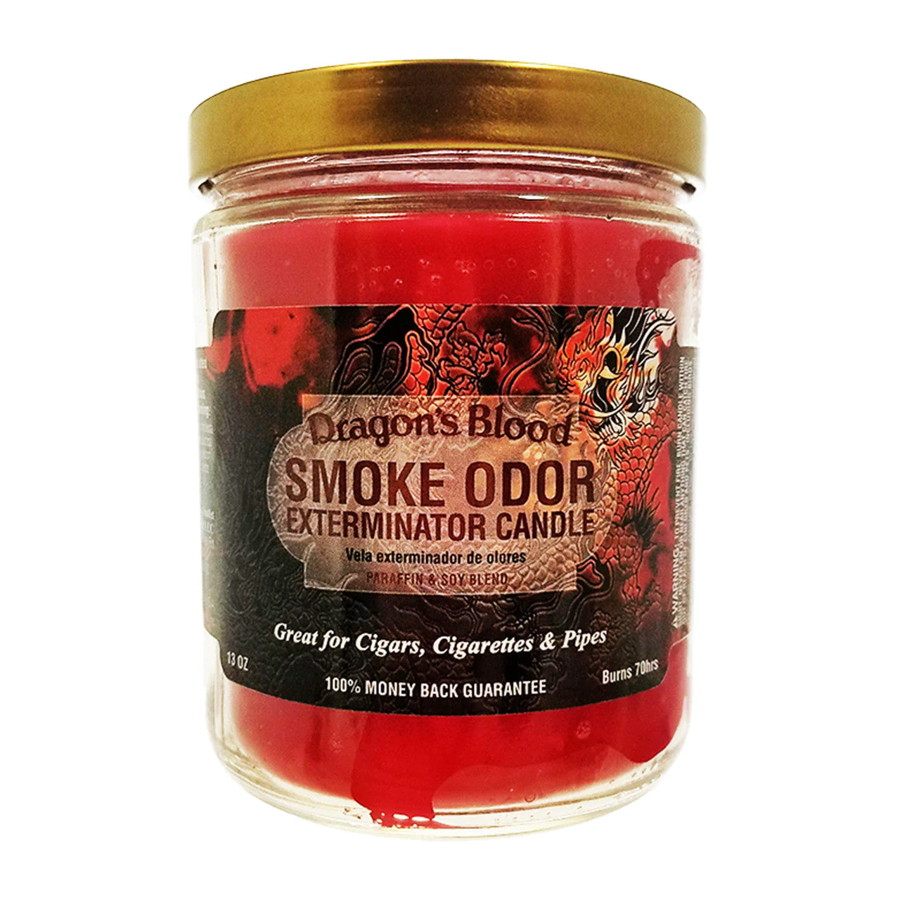 SMOKE ODOR EXTERMINATOR CANDLE 13OZ DRAGON'S BLOOD
