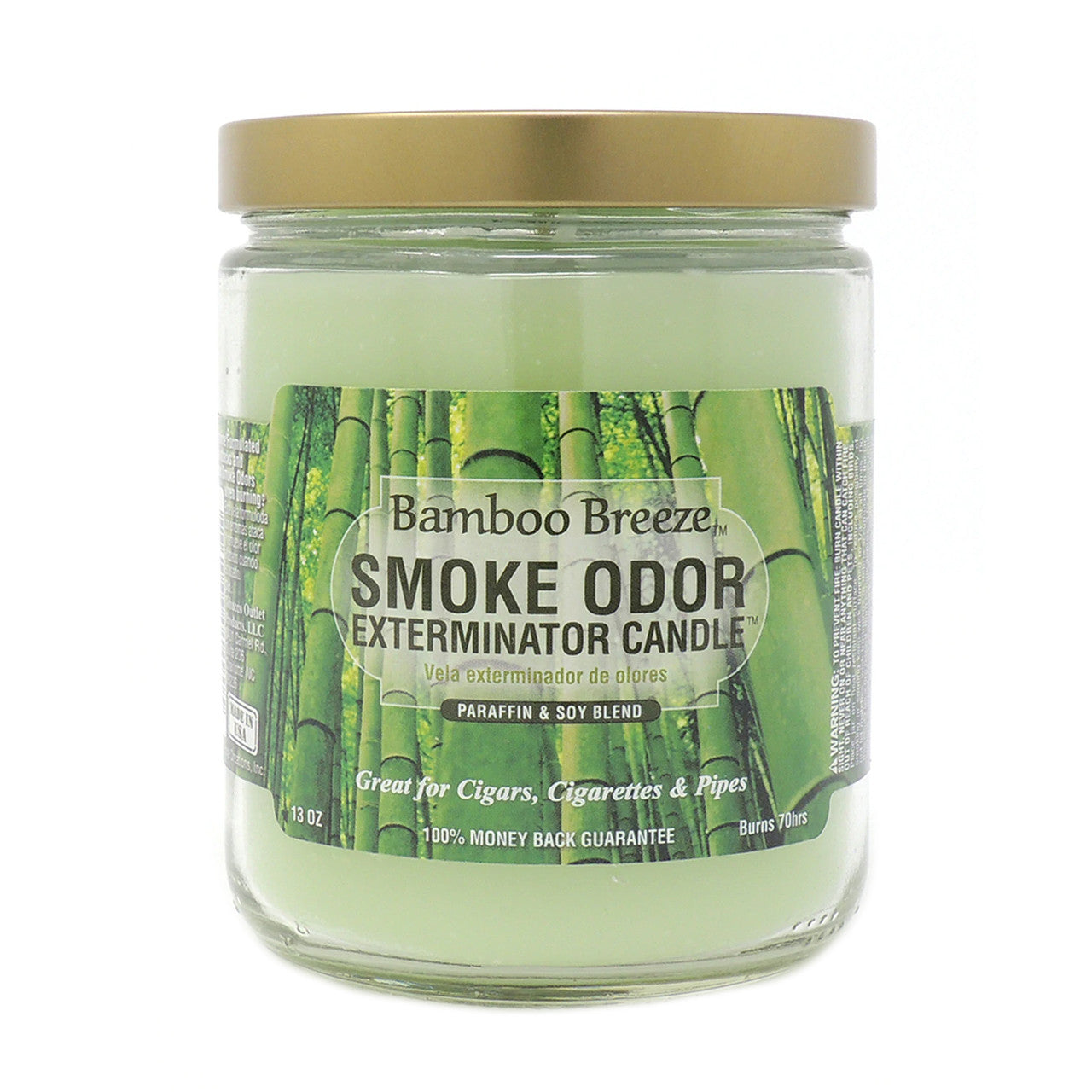 SMOKE ODOR EXTERMINATOR CANDLE 13OZ BAMBOO BREEZE
