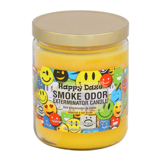 SMOKE ODOR EXTERMINATOR CANDLE 13OZ HAPPY DAZE