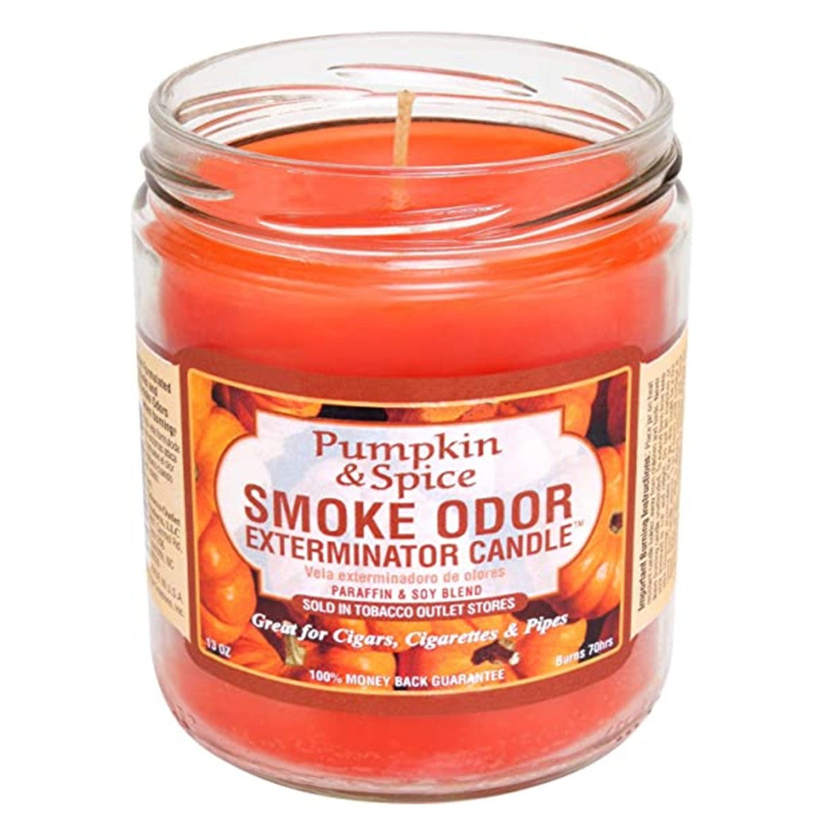 SMOKE ODOR EXTERMINATOR CANDLE 13OZ PUMPKIN & SPICE