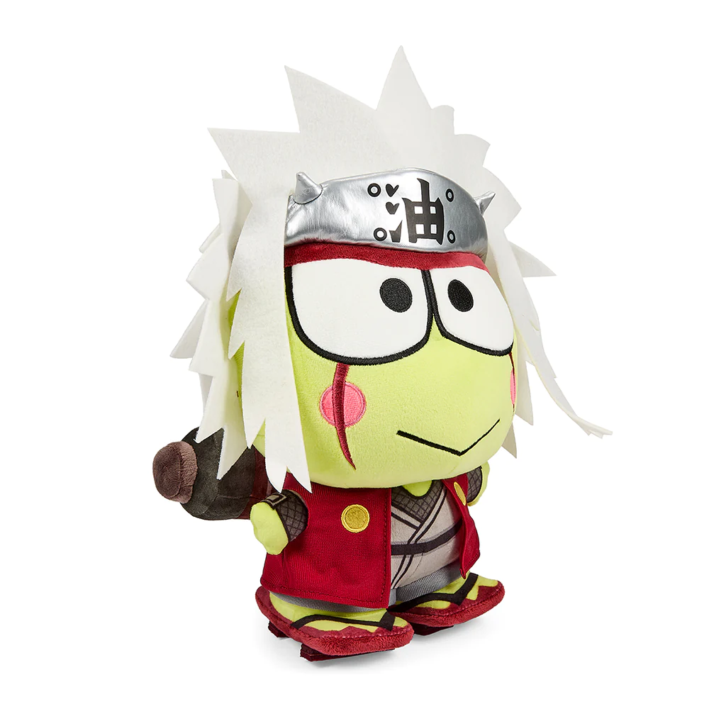 NARUTO X HELLO KITTY AND FRIENDS 13" MEDIUM PLUSH-KEROPPI AS JIRAIYA
