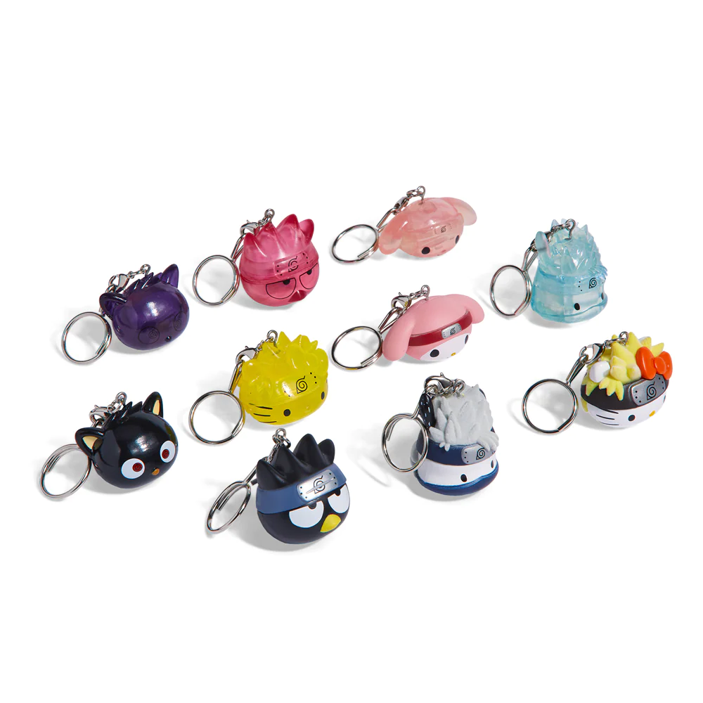 NARUTO X HELLO KITTY VINYL KEYCHAIN