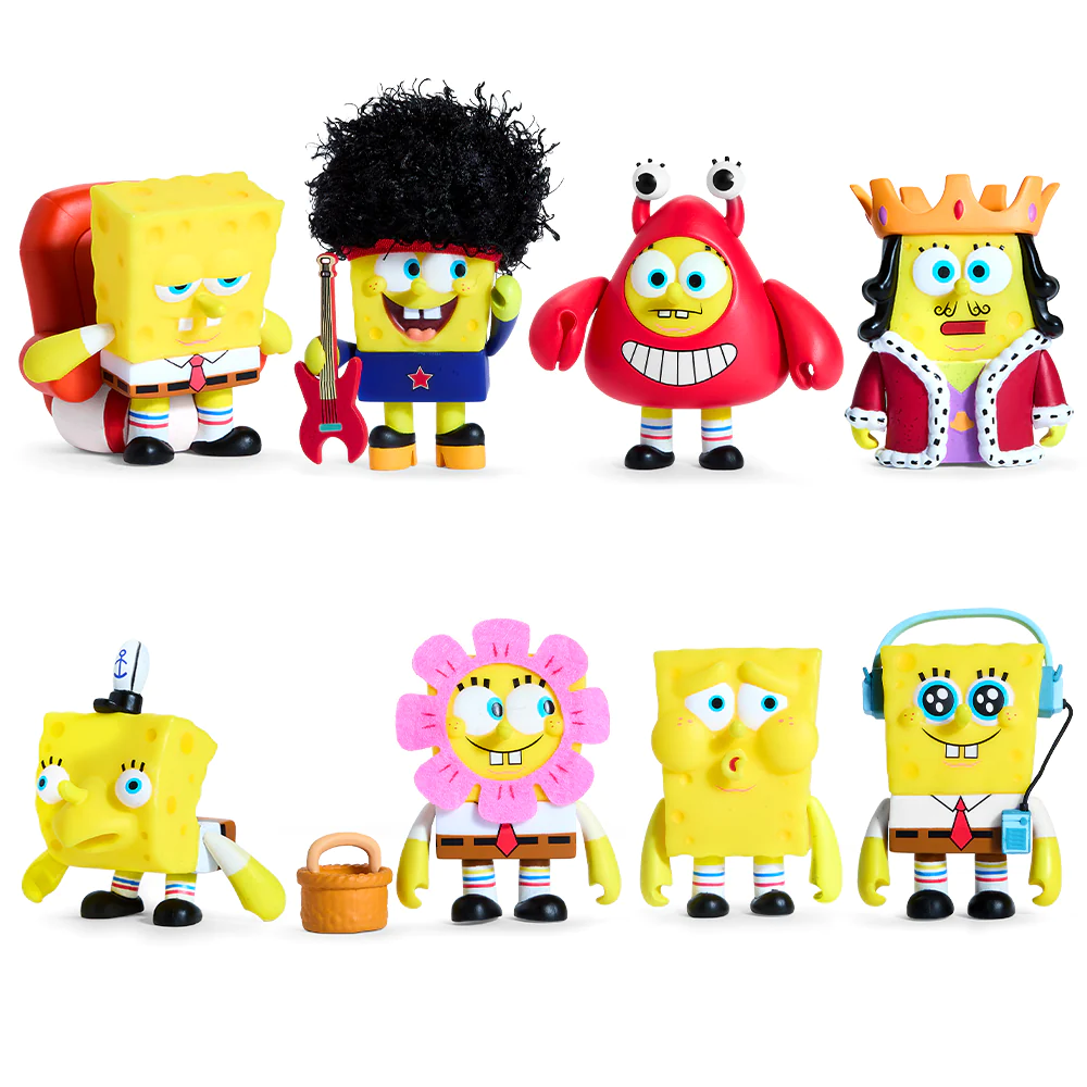 CAVALCADE OF SPONGEBOB SQUAREPANTS 3" VINYL MINI FIGURES