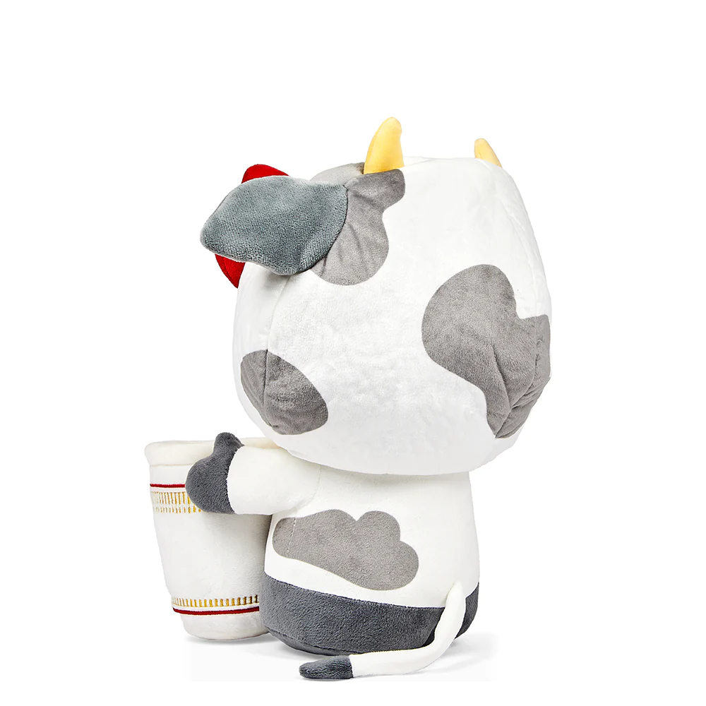 NISSIN CUP NOODLES & HELLO KITTY BEEF CUP 16" INTERACTIVE PLUSH BY KIDROBOT