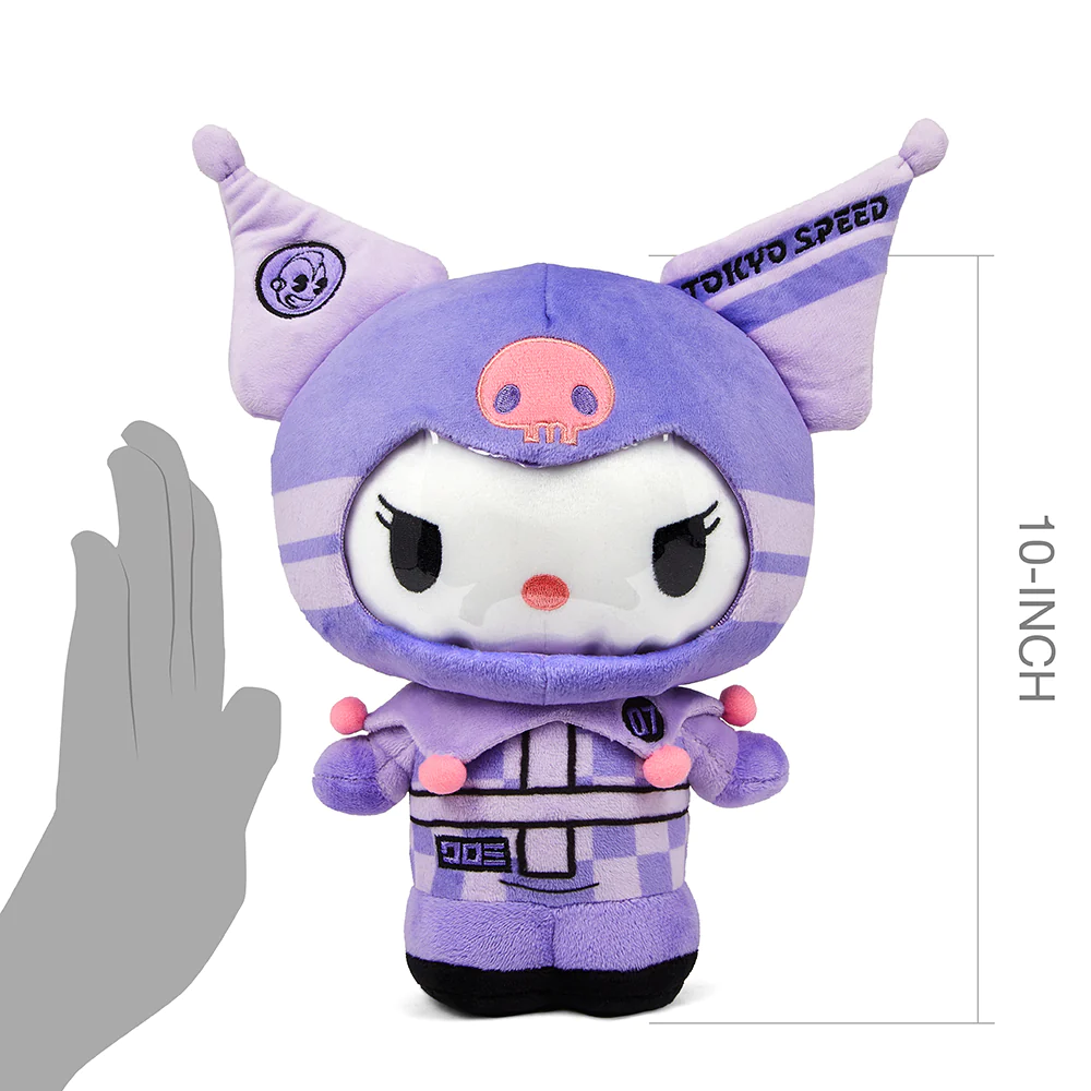 HELLO KITTY® AND FRIENDS TOKYO SPEED RACER KUROMI 13" INTERACTIVE PLUSH