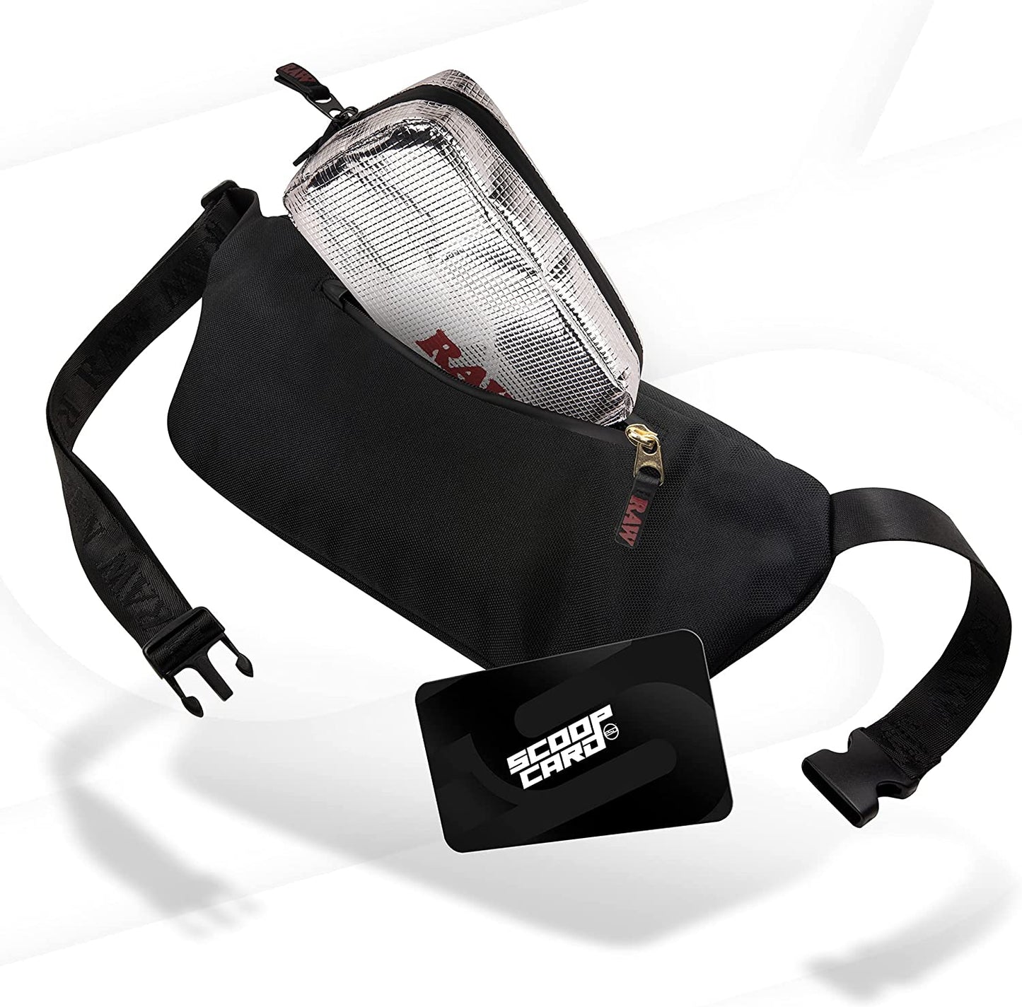 RAW® - X ROLLING PAPERS SMELL PROOF SLING BAG