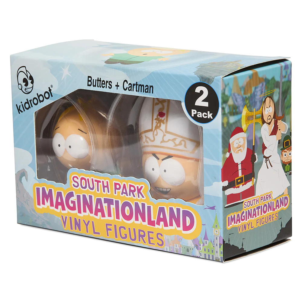 SOUTH PARK IMAGINATION LAND BUTTERS & CARTMAN 3" VINYL FIG 2PACK