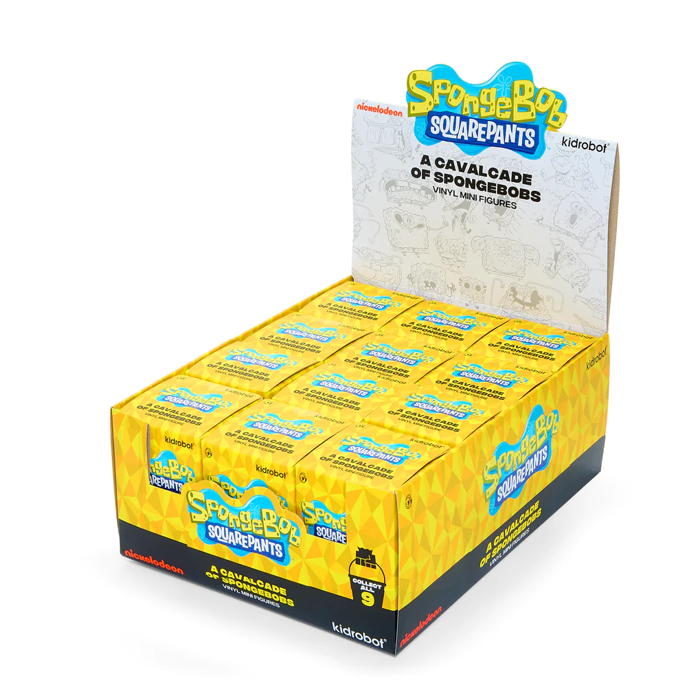 SPONGEBOB CAVALCADE OF SPONGEBOBS - 3" MINI VINYL MINI SERIES