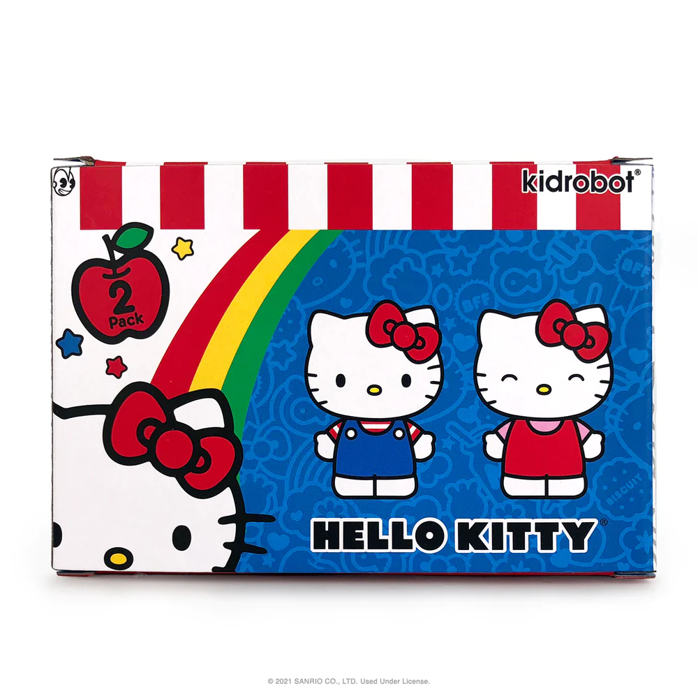 SANRIO HELLO KITTY CLASSIC 3" VINYL FIGURE 2-PACK BY KIDROBOT