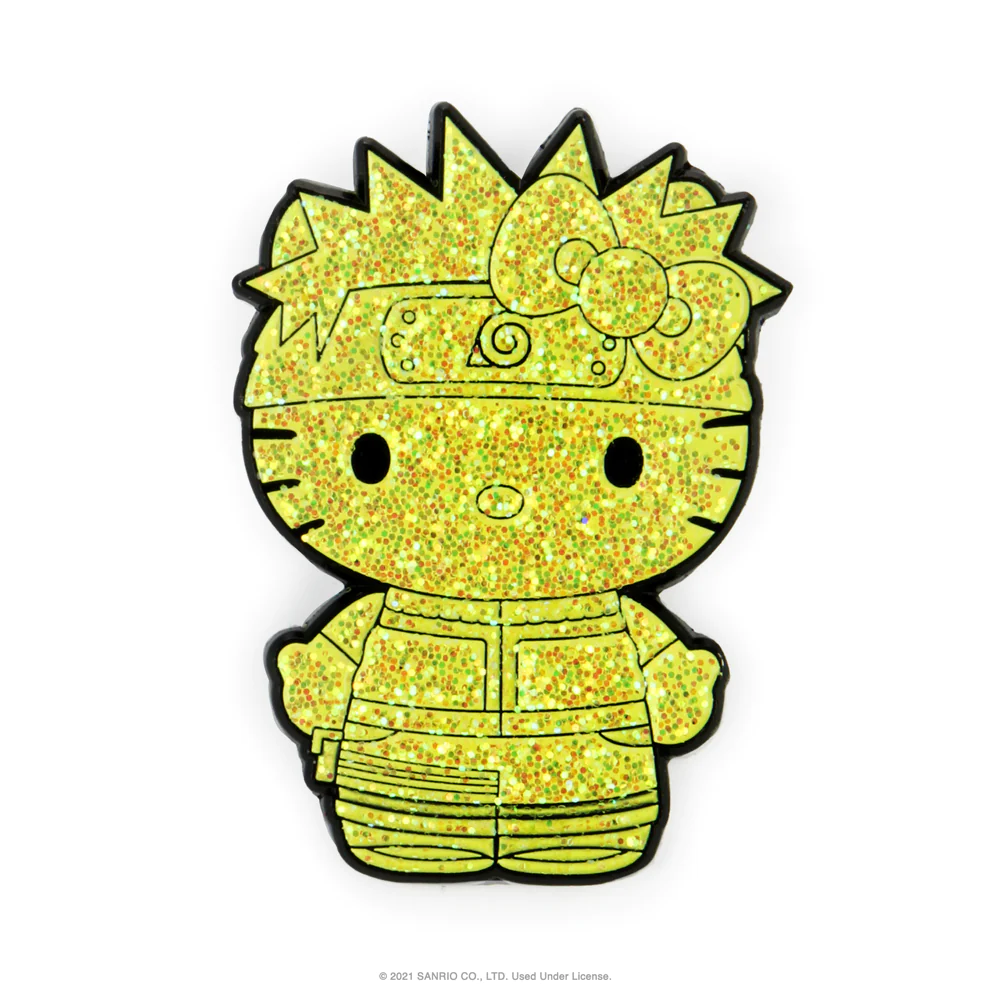 NARUTO X HELLO KITTY 1.5" ENAMEL PIN SET KIDROBOT