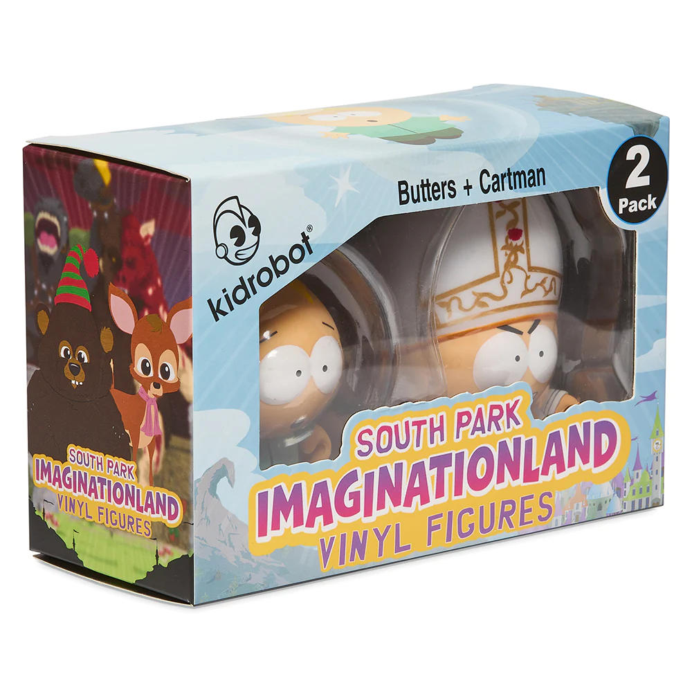 SOUTH PARK IMAGINATION LAND BUTTERS & CARTMAN 3" VINYL FIG 2PACK