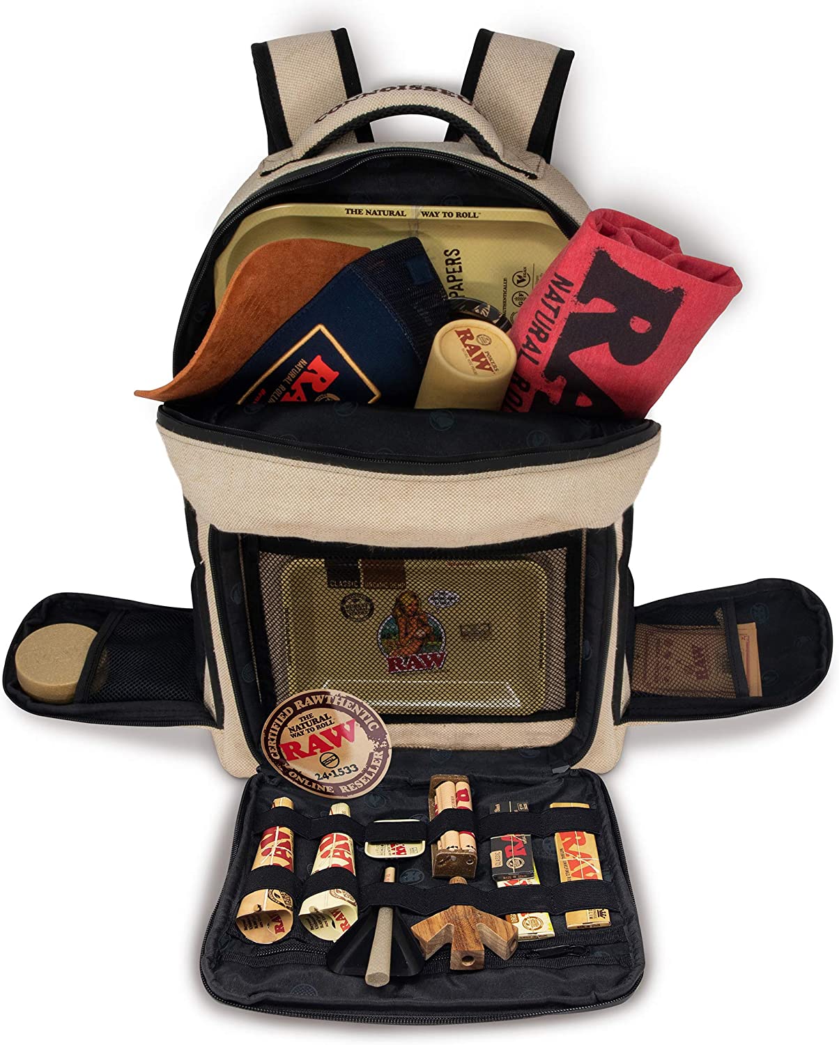 RAW® ROLLING PAPERS X RAW BURLAP BAG