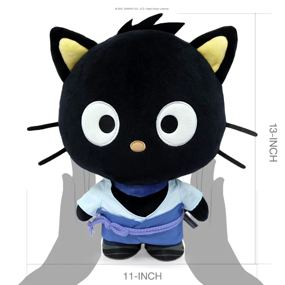 NARUTO X SANRIO® CHOCOCAT™ SASUKE 13" PLUSH KIDROBOT