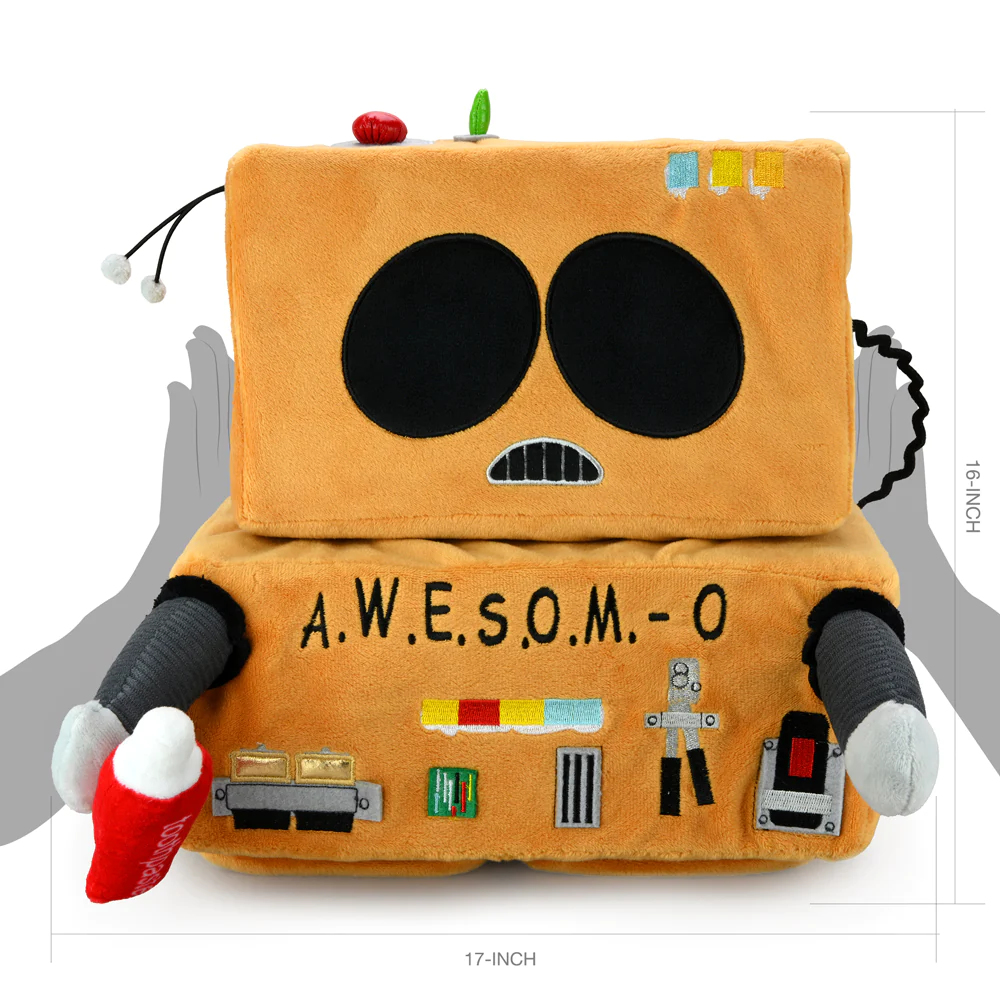 SOUTH PARK AWESOM-O 4000 16" CARTMAN PLUSH WITH SOUNDCHIP