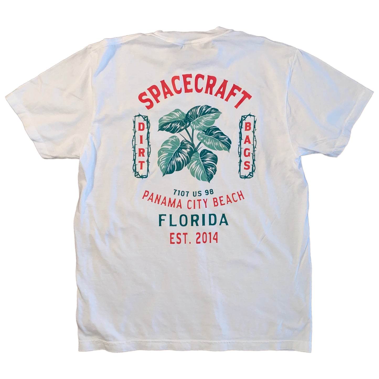 SPACECRAFT DIRT BAGS PCB WHITE TEE